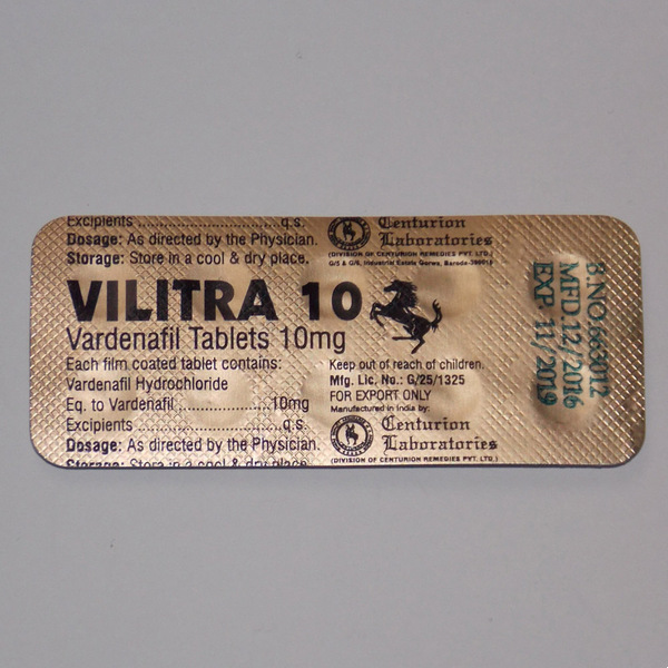 Vilitra 10 mg (Левитра 10 мг)