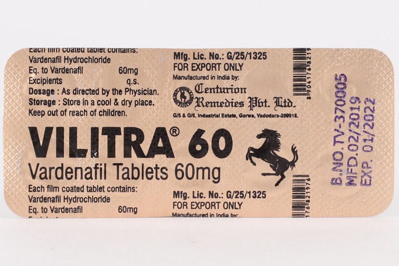 Vilitra 60 mg (Левитра 60 мг)